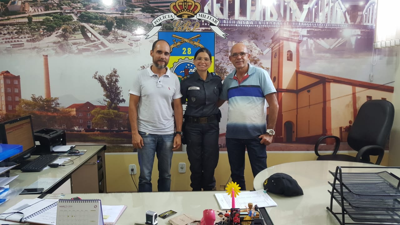 Foto - CDL de Barra Mansa se reúne com a nova comandante do 28º BPM