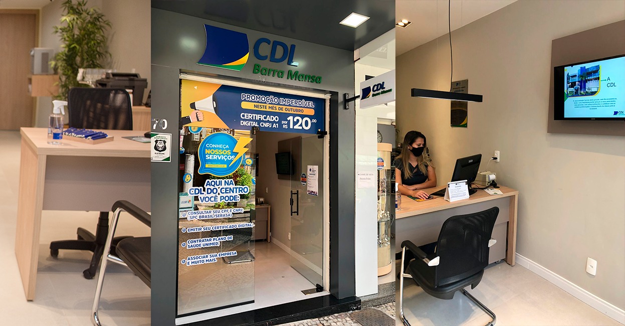 Foto - Você que trabalha no comércio ou é consumidor, faça seu atendimento na CDL BM no Centro