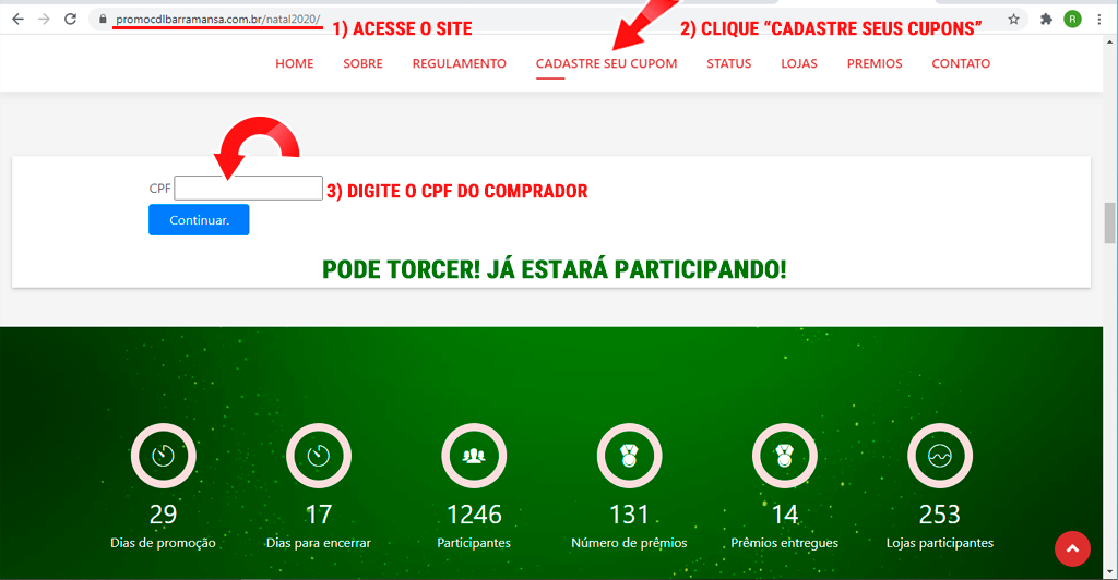 Foto - “Natal Premiado”: você já cadastrou seus cupons no site para concorrer?