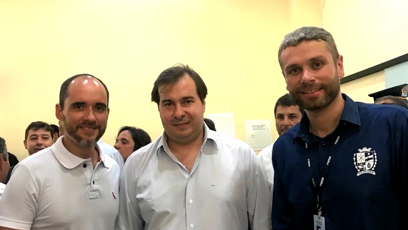 Foto - Intervenção Federal no RJ: Rodrigo Maia participou de reunião hoje em BM.