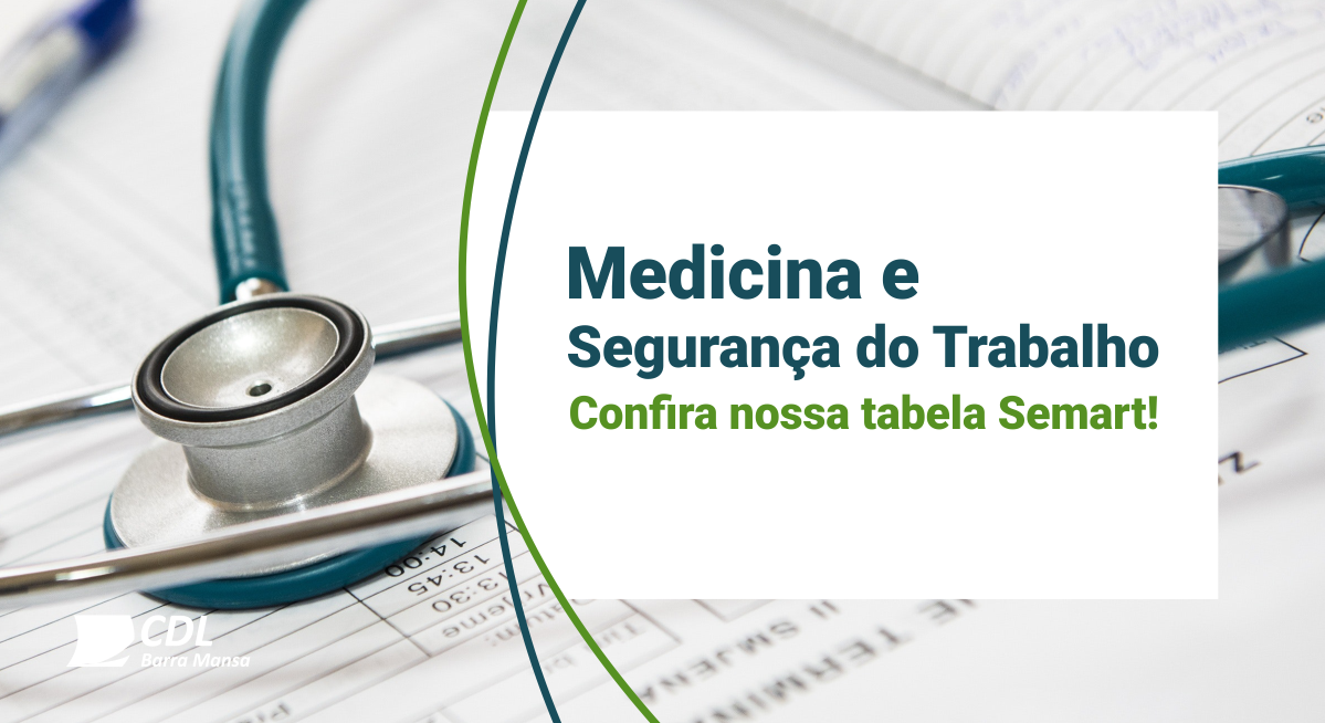 Foto - Nova tabela para seus exames de Medicina do Trabalho!