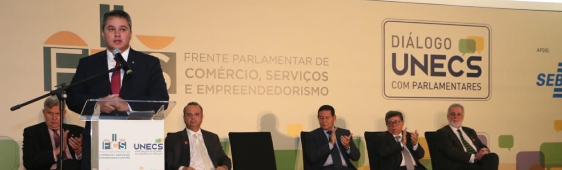 Foto - Frente Parlamentar de Comércio, Serviços e Empreendedorismo toma posse em Brasília