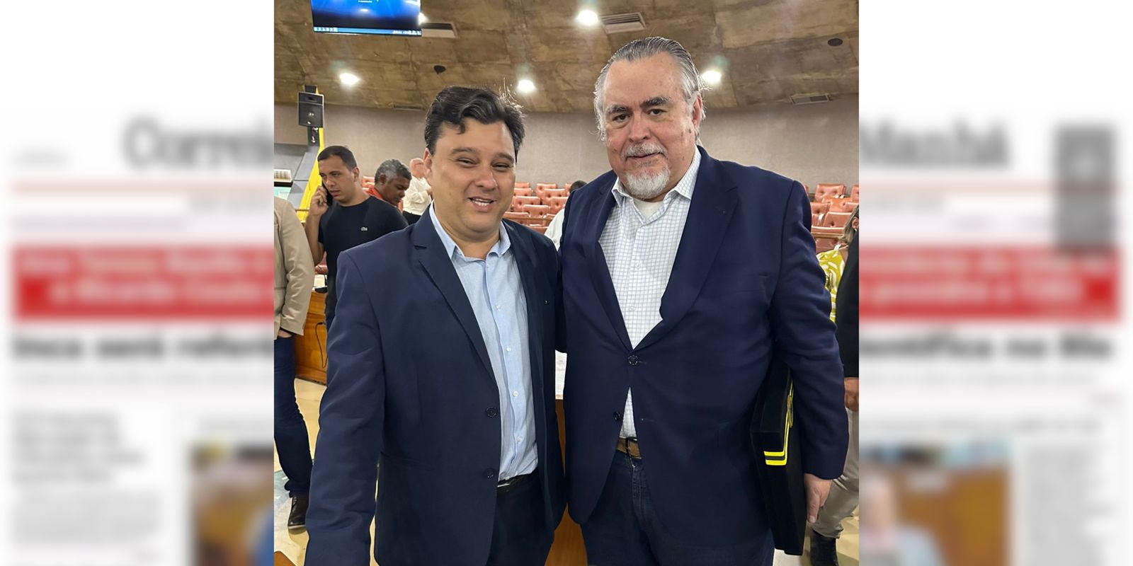 Foto - CDL BM marca presença na comemoração de aniversário do jornal Correio Sul Fluminense 