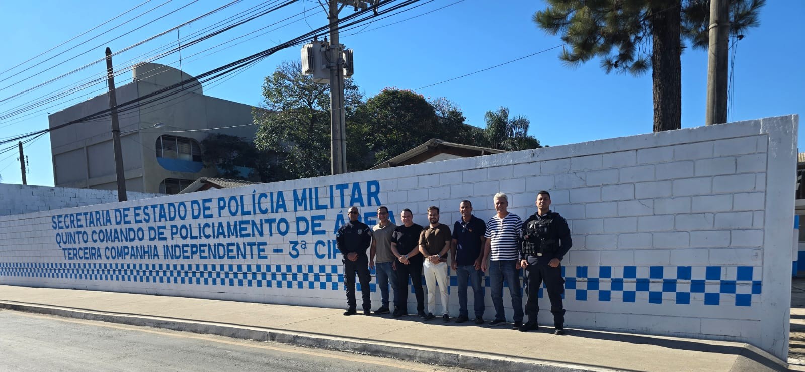 Foto -  CDL Barra Mansa acompanha fase final das obras da 3ª Companhia Independente e reforça expectativa de avanços na segurança pública do município