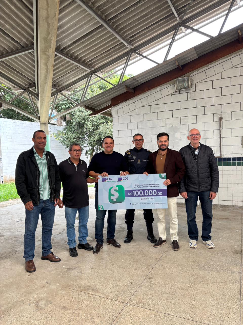 Foto - 3ª Companhia Independente da PM: Empresariado se mobiliza por mais segurança e CDL BM intensifica apoio a projeto histórico para a cidade