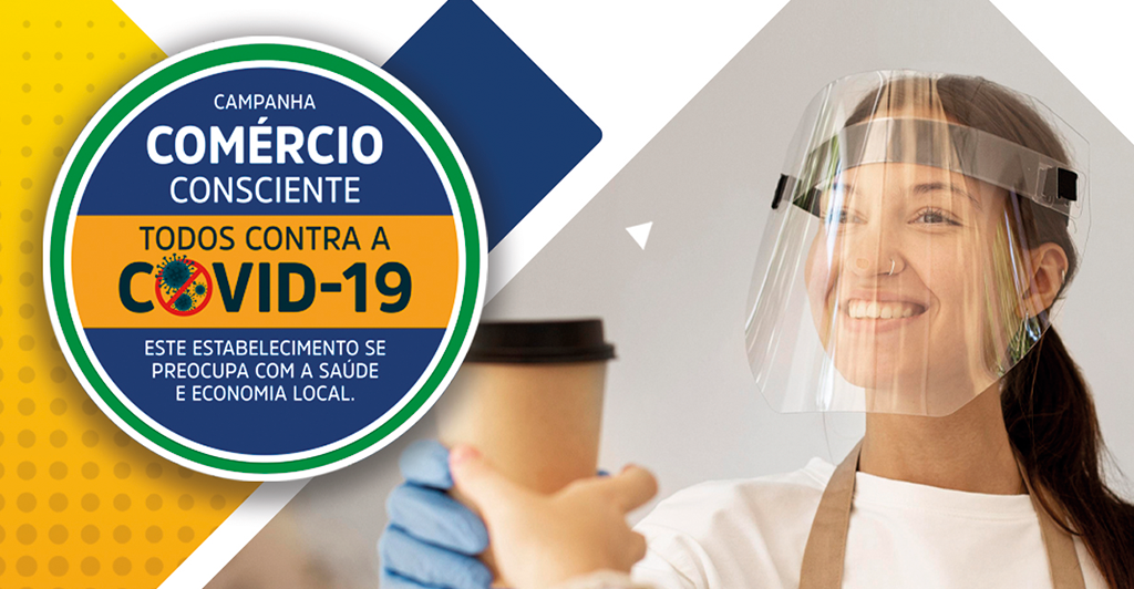 Foto - Lojistas aderem à Campanha da CDL BM  “Comércio Consciente no combate à  COVID-19”