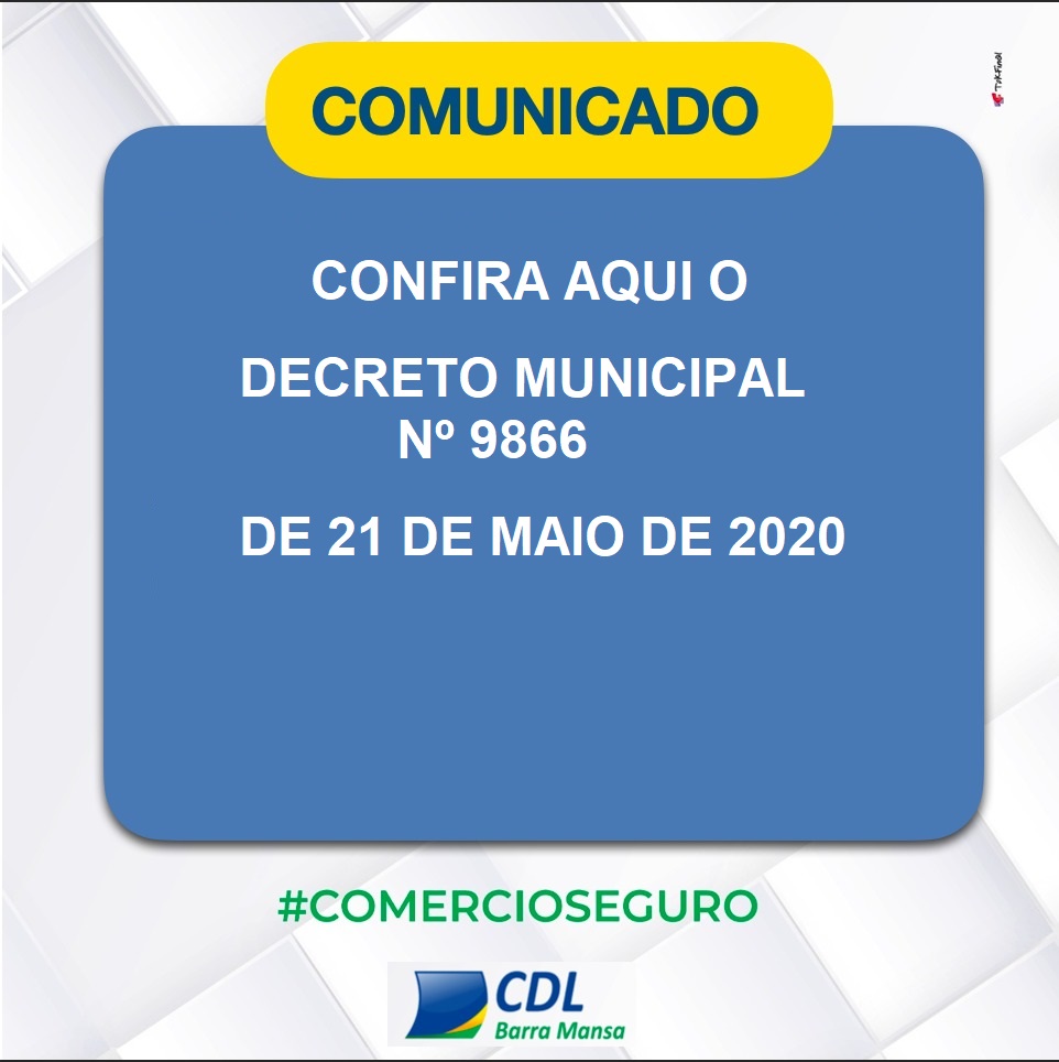 Foto - Novo Decreto do prefeito Rodrigo Drable sobre o fechamento do comércio