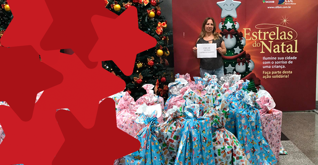 Foto - CDL Barra Mansa encerra campanha de Natal com entrega de presentes para crianças