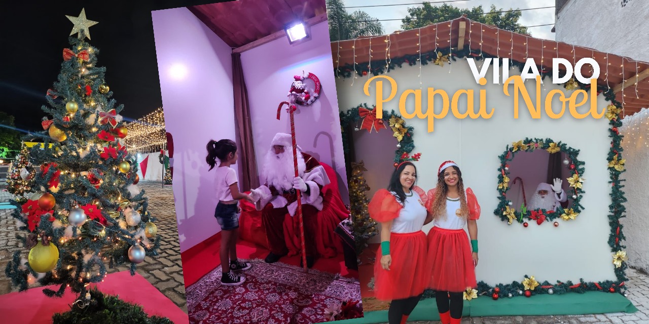 Foto - CDL Barra Mansa inaugura Vila do Papai Noel com a presença do Bom Velhinho  