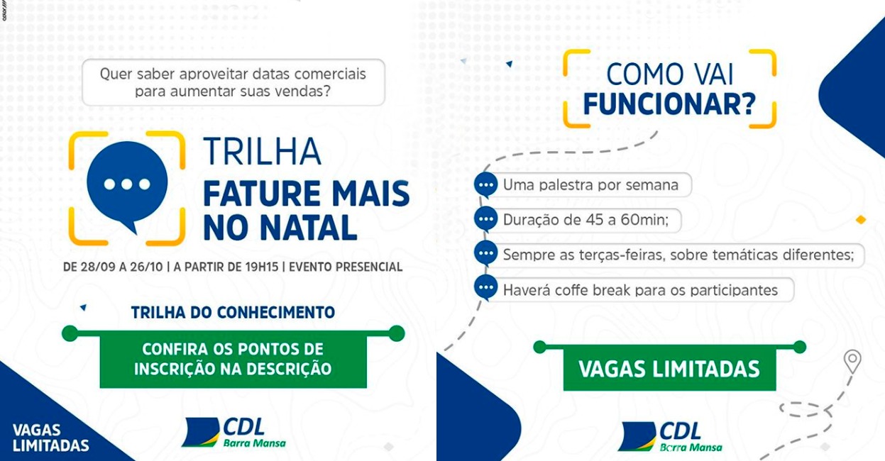 Foto - CDL BM e CDL Jovem dão início ao ciclo de palestras “Trilha Fature Mais no Natal”