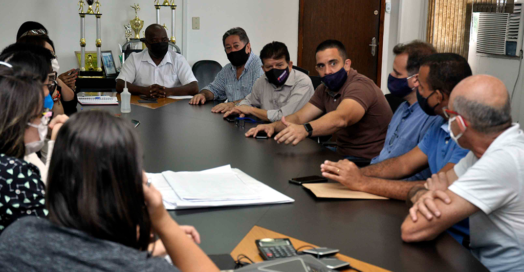 Foto - Prefeitura de Barra Mansa se reúne com entidades comerciais para definir ações de combate à Covid-19 