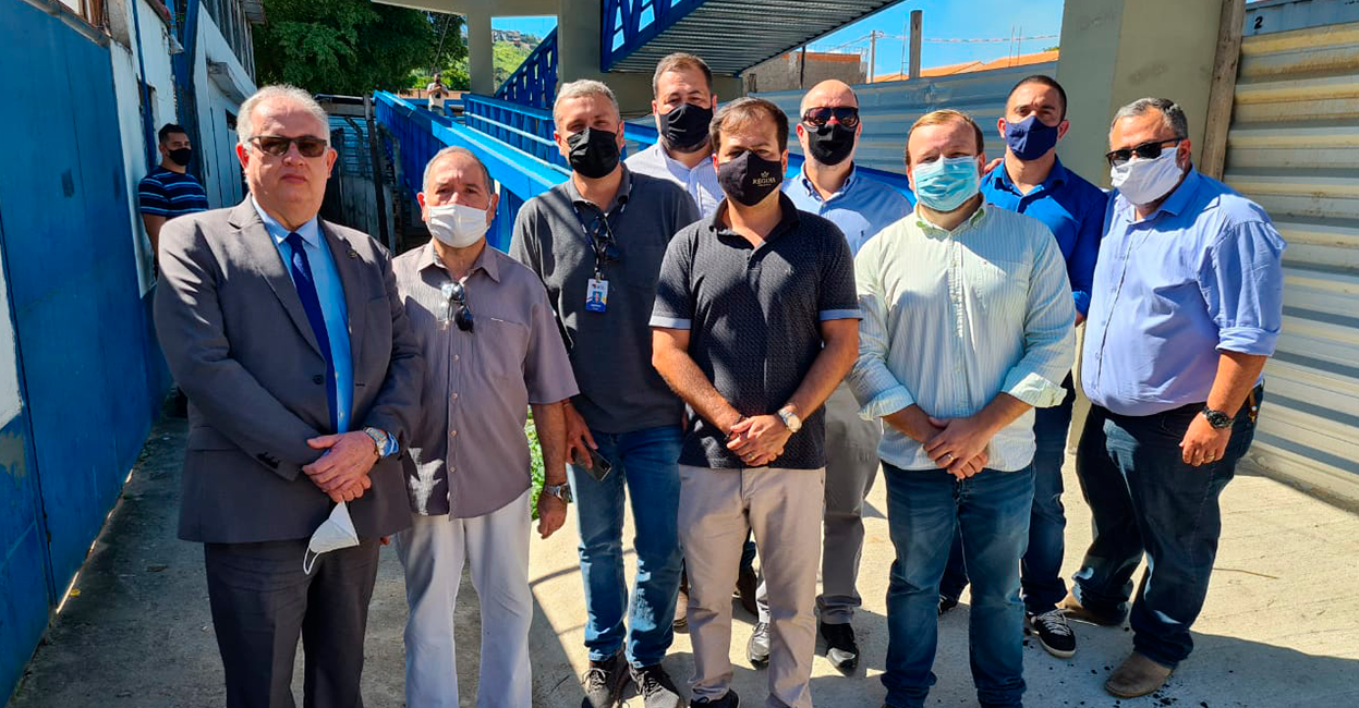 Foto - Em visita técnica, CDL BM acompanha junto à Prefeitura as obras do Pátio de Manobras