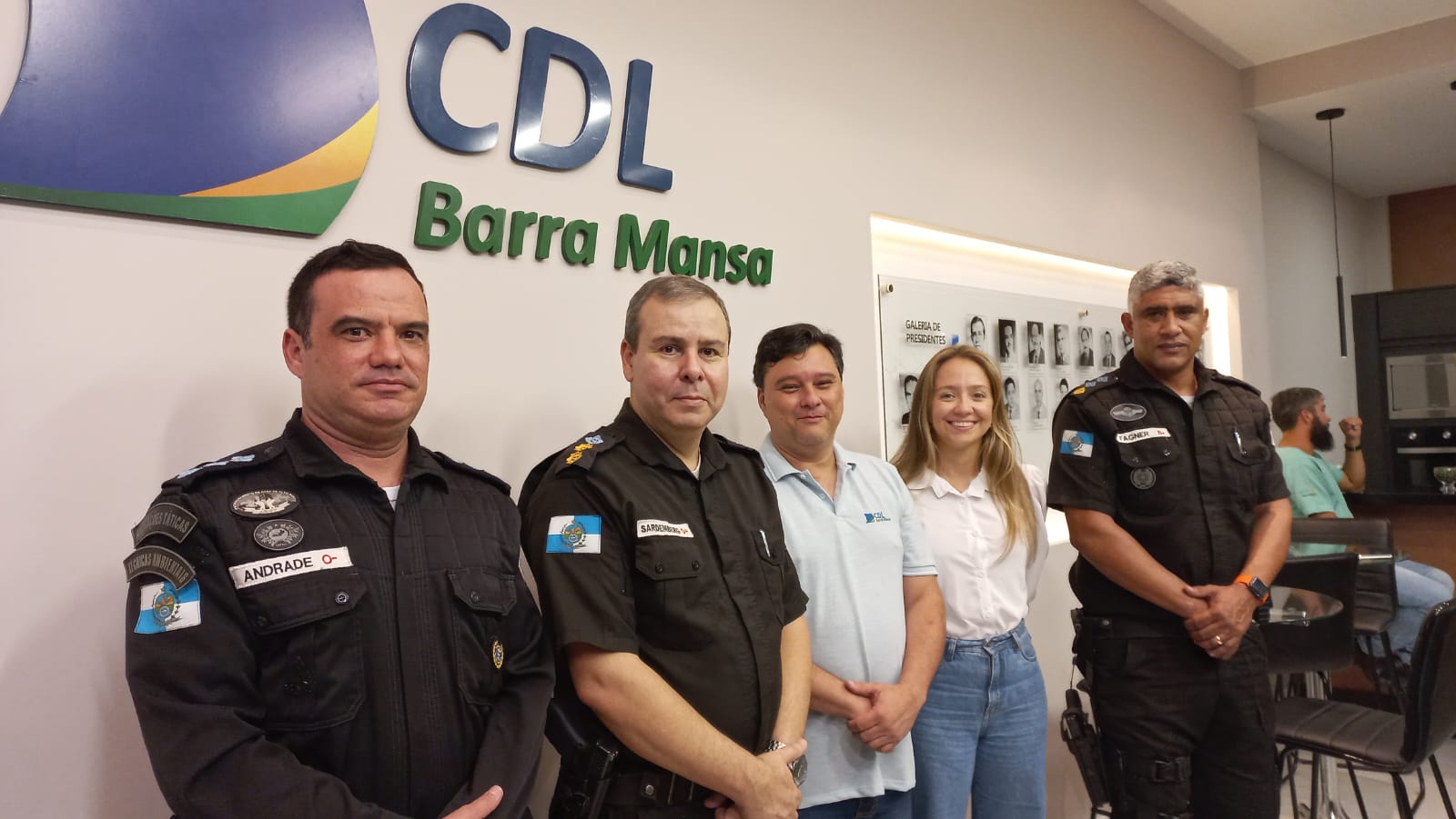 Foto - CDL BM recebe novo comandante do 28° Batalhão de Polícia Militar (BPM)