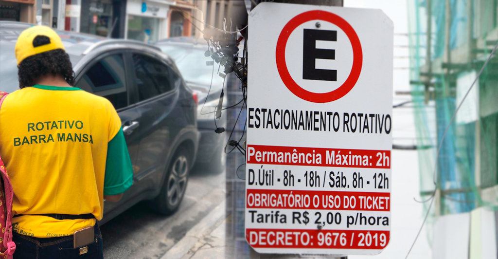 Foto - Estacionamento Rotativo é retomado em Barra Mansa